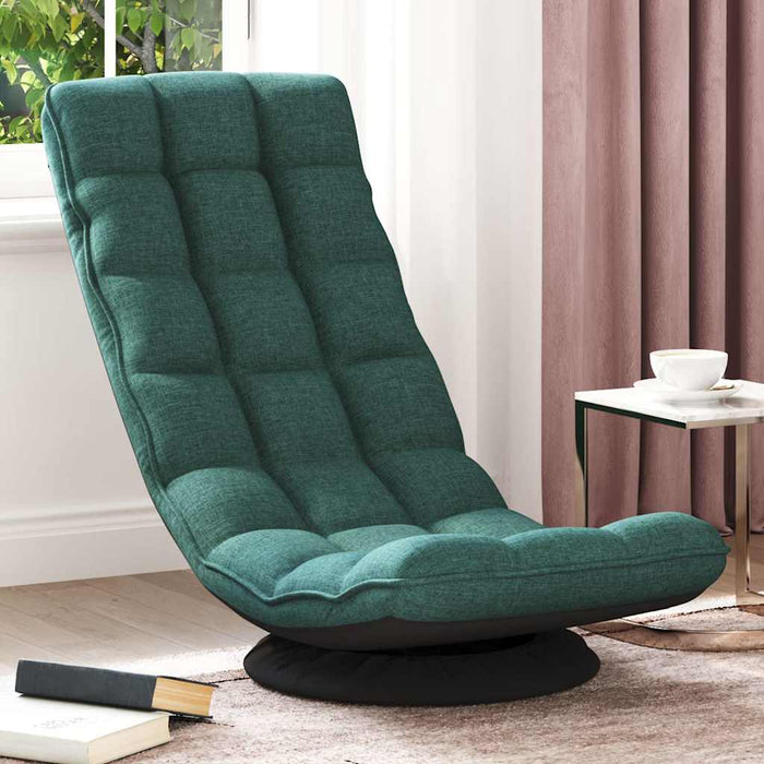 Scaun pivotant cu podea verde închis 70x51x79 cm stofa - WALTI WALTI