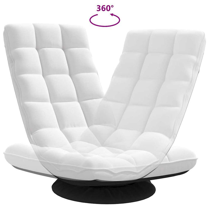 Scaun pivotant cu podea alb 70x51x79 cm Tesatura - WALTI WALTI