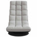 Scaun pivotant pentru podea gri nor 70x51x79 cm material textil - WALTI WALTI