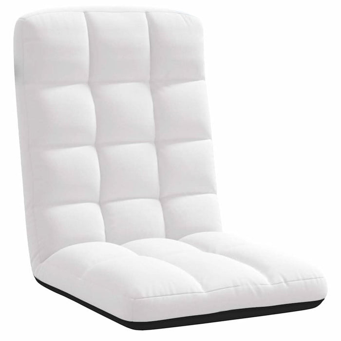 Scaun pliabil de podea, alb, 71x51x62 cm, textil - WALTI WALTI