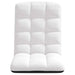 Scaun pliabil de podea, alb, 71x51x62 cm, textil - WALTI WALTI