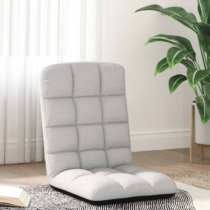 Scaun pliabil de podea, gri nor, 71x51x62 cm, material textil - WALTI WALTI