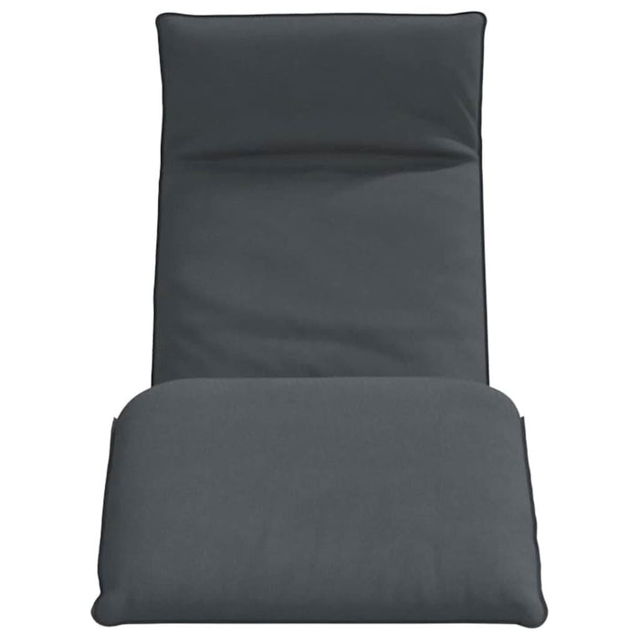 Șezlong pliabil Antracit 175x54x8,5 cm țesătură Oxford - WALTI WALTI