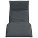 Șezlong pliabil Antracit 175x54x8,5 cm țesătură Oxford - WALTI WALTI