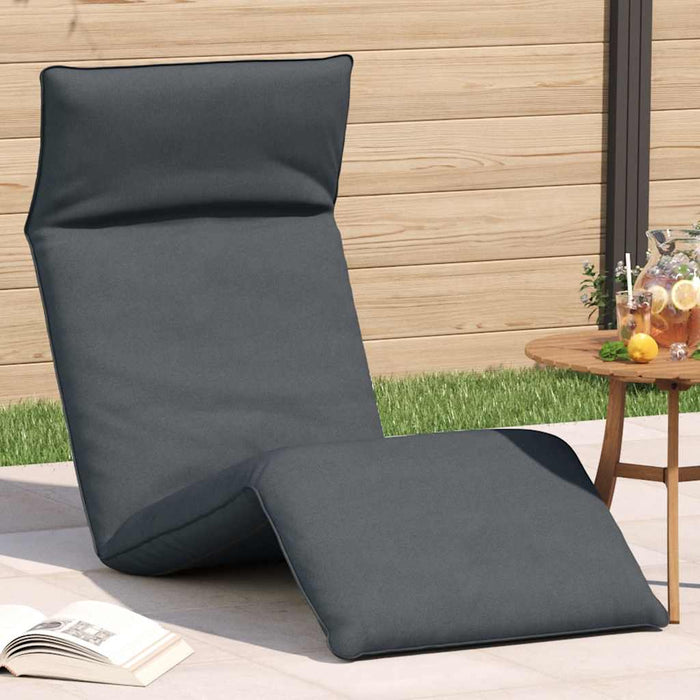 Șezlong pliabil Antracit 175x54x8,5 cm țesătură Oxford - WALTI WALTI