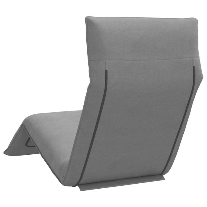 Șezlong pliabil Gri 175x54x8,5 cm țesătură Oxford - WALTI WALTI