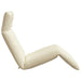 Șezlong pliabil crem 175x54x8,5 cm țesătură Oxford - WALTI WALTI