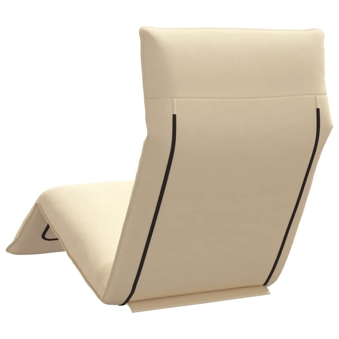 Șezlong pliabil Bej 175x54x8,5 cm țesătură Oxford - WALTI WALTI