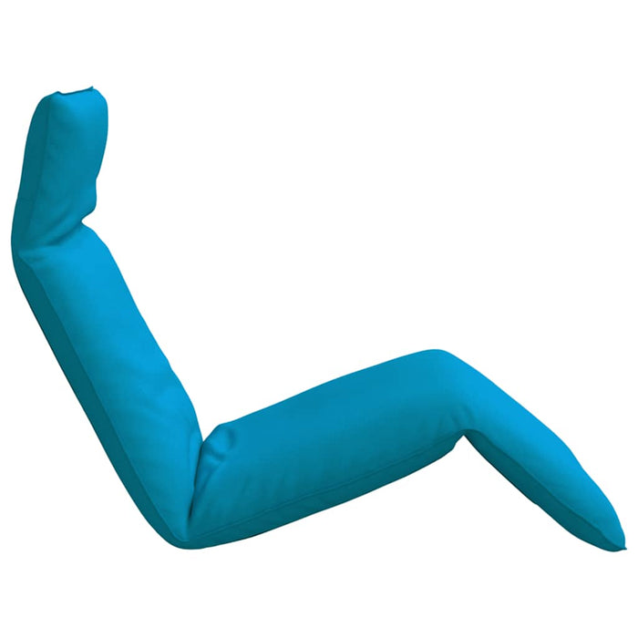 Șezlong pliabil albastru deschis 175x54x8,5 cm țesătură Oxford - WALTI WALTI