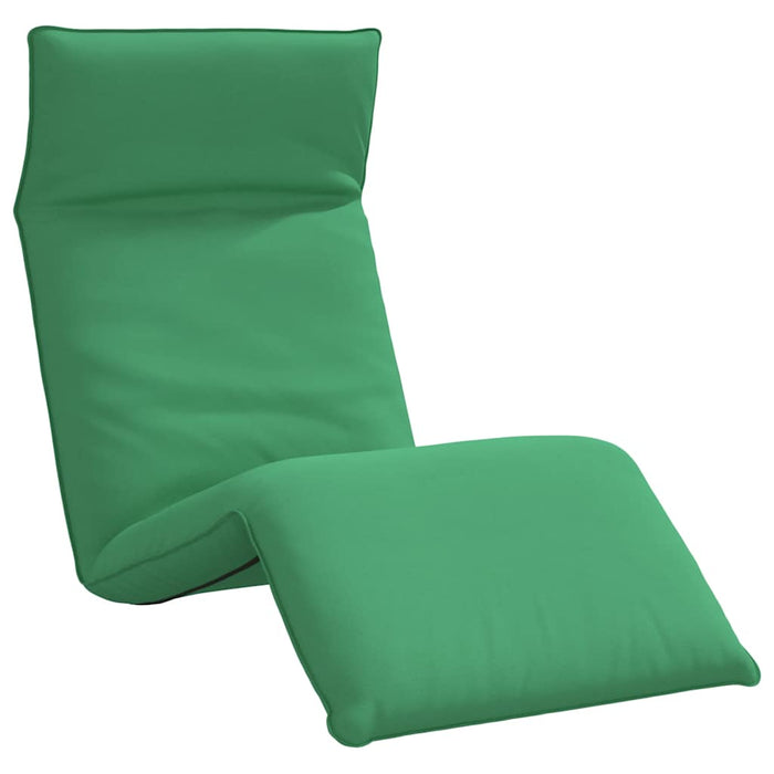 Șezlong pliabil, verde, 175x54x8,5 cm, țesătură Oxford - WALTI WALTI