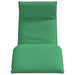 Șezlong pliabil, verde, 175x54x8,5 cm, țesătură Oxford - WALTI WALTI