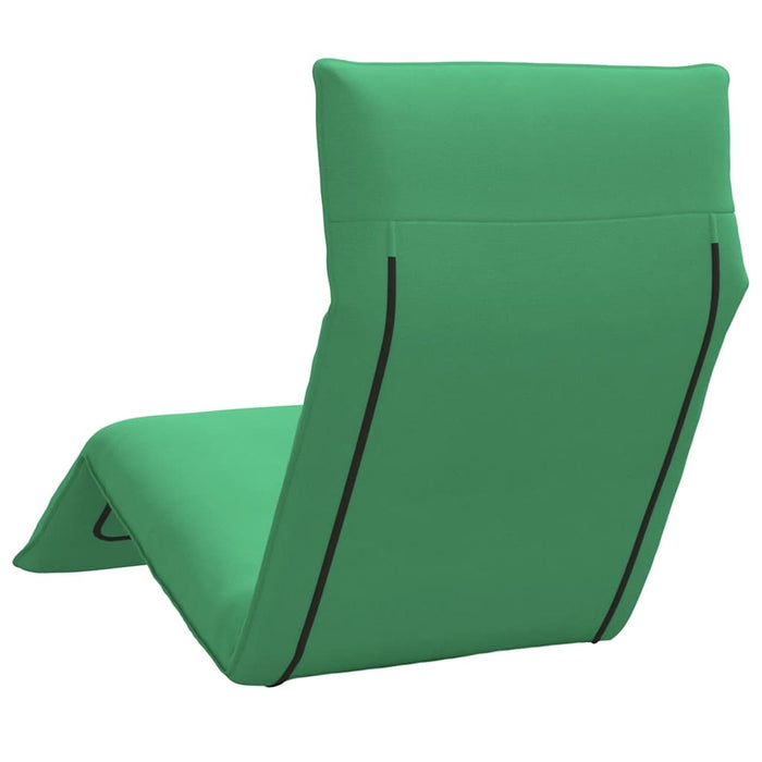 Șezlong pliabil, verde, 175x54x8,5 cm, țesătură Oxford - WALTI WALTI
