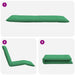 Șezlong pliabil, verde, 175x54x8,5 cm, țesătură Oxford - WALTI WALTI