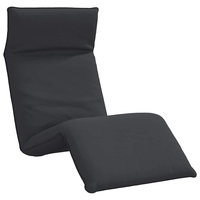 Șezlong pliabil negru 175x54x8,5 cm țesătură Oxford - WALTI WALTI