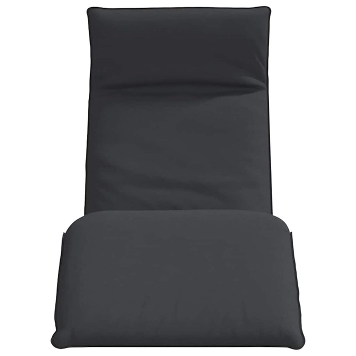 Șezlong pliabil negru 175x54x8,5 cm țesătură Oxford - WALTI WALTI
