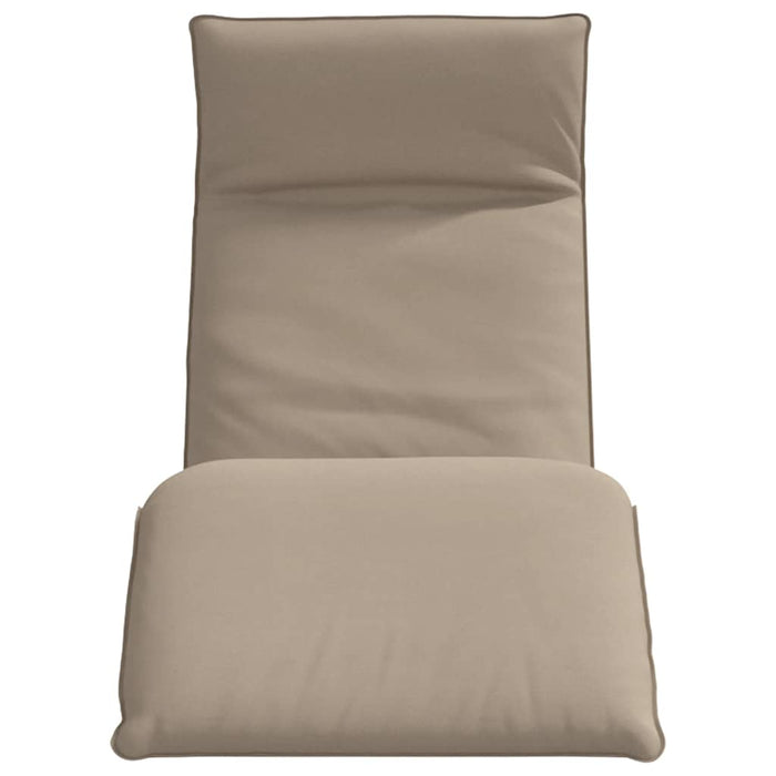 Șezlong pliabil, gri taupe, 175x54x8,5 cm, țesătură Oxford - WALTI WALTI