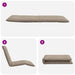 Șezlong pliabil, gri taupe, 175x54x8,5 cm, țesătură Oxford - WALTI WALTI