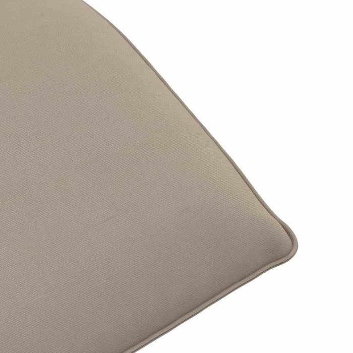 Șezlong pliabil, gri taupe, 175x54x8,5 cm, țesătură Oxford - WALTI WALTI