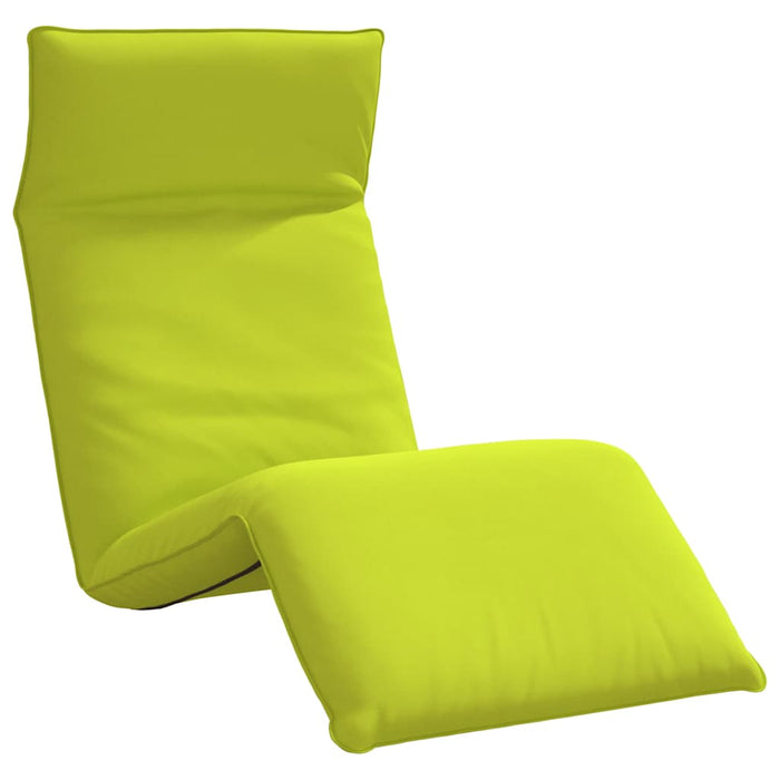 Șezlong pliabil, verde aprins, 175x54x8,5 cm, țesătură Oxford WALTI