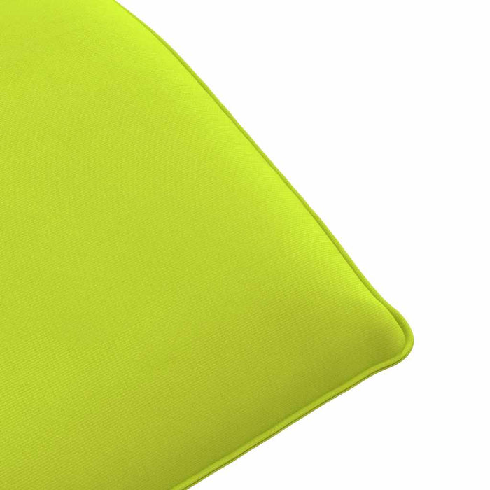 Șezlong pliabil, verde aprins, 175x54x8,5 cm, țesătură Oxford WALTI
