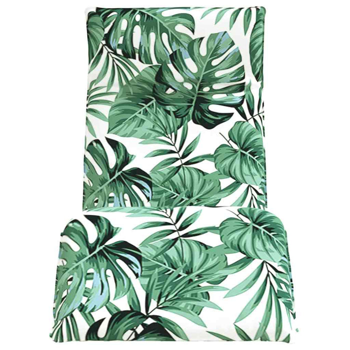 Șezlong pliabil cu model de frunze 175x54x8,5cm țesătură Oxford - WALTI WALTI