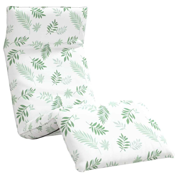 Șezlong pliabil cu model de frunze 175x54x8,5cm țesătură Oxford - WALTI WALTI