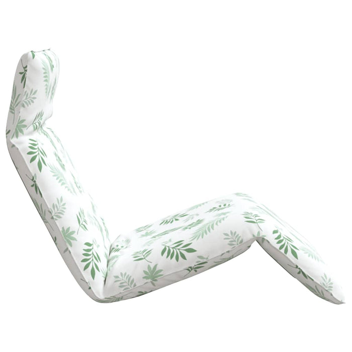 Șezlong pliabil cu model de frunze 175x54x8,5cm țesătură Oxford - WALTI WALTI