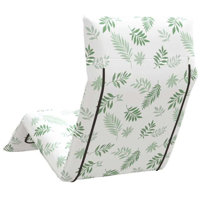 Șezlong pliabil cu model de frunze 175x54x8,5cm țesătură Oxford - WALTI WALTI