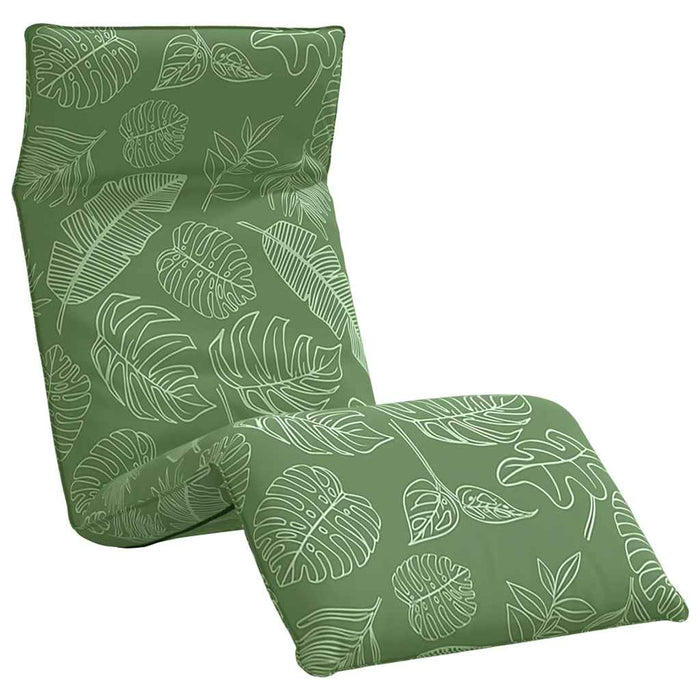 Șezlong pliabil cu model de frunze 175x54x8,5cm țesătură Oxford - WALTI WALTI