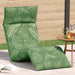 Șezlong pliabil cu model de frunze 175x54x8,5cm țesătură Oxford - WALTI WALTI