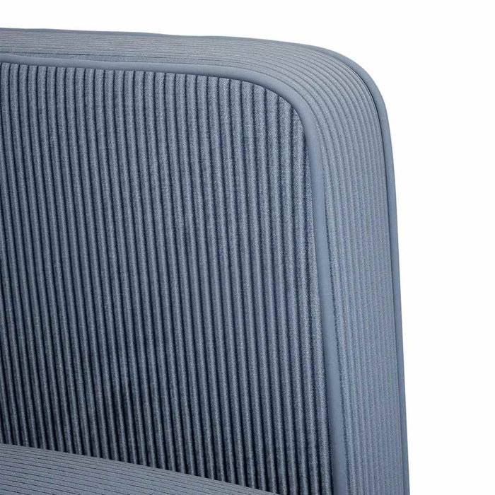 Canapea Scaun cu cotiere, țesătură velur albastru 54 cm - WALTI WALTI