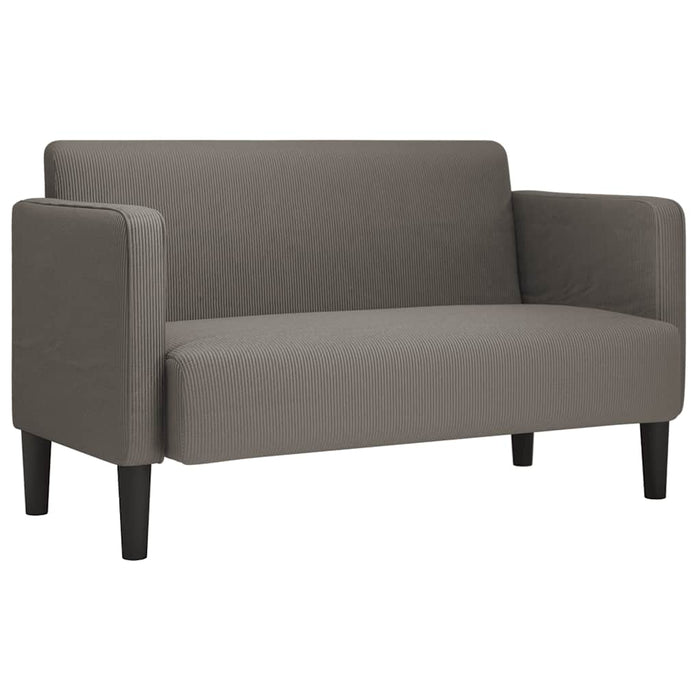 Canapea lovesea gri deschis 109 cm țesătură din velur - WALTI WALTI