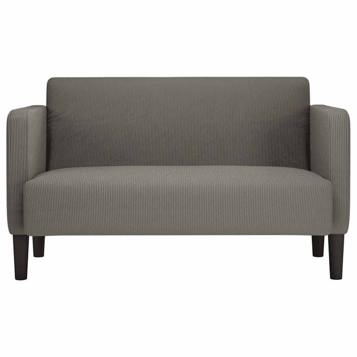 Canapea lovesea gri deschis 109 cm țesătură din velur - WALTI WALTI