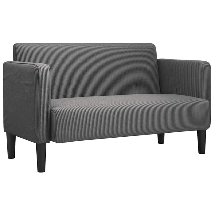 Canapea lovesea gri închis 109 cm țesătură velur - WALTI WALTI
