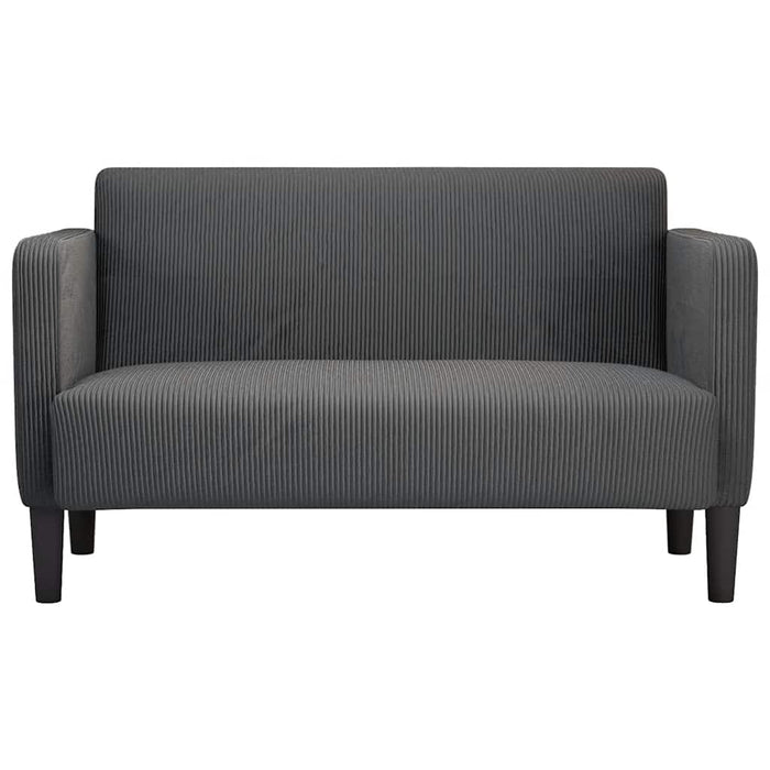 Canapea lovesea gri închis 109 cm țesătură velur - WALTI WALTI