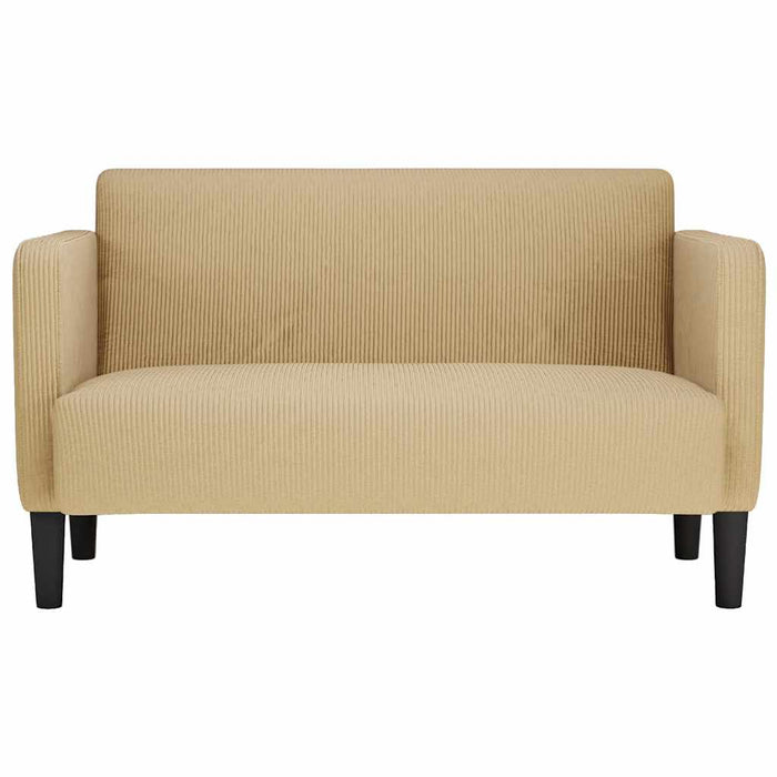Canapea lovesea gri-verzui 109 cm țesătură velur - WALTI WALTI