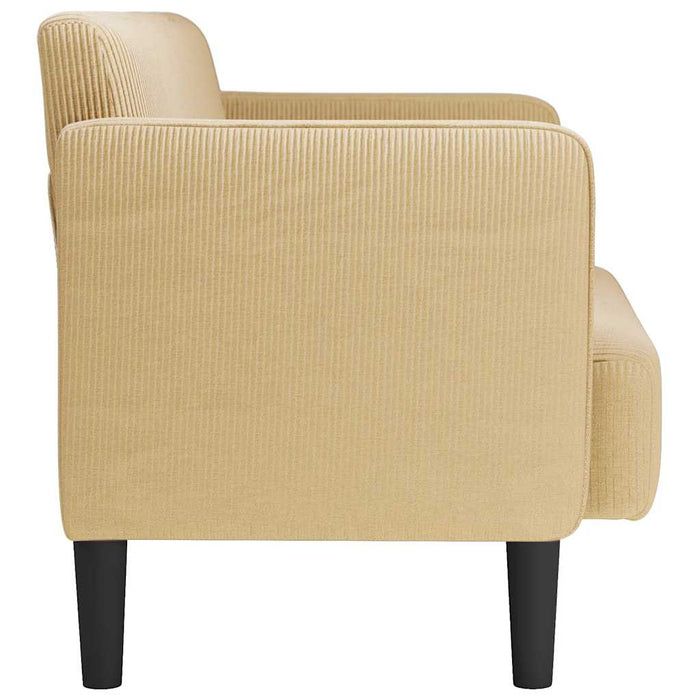 Canapea lovesea gri-verzui 109 cm țesătură velur - WALTI WALTI