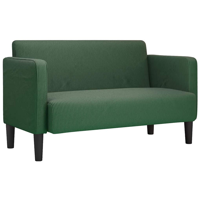 Canapea lovesea verde închis 109 cm țesătură velur - WALTI WALTI