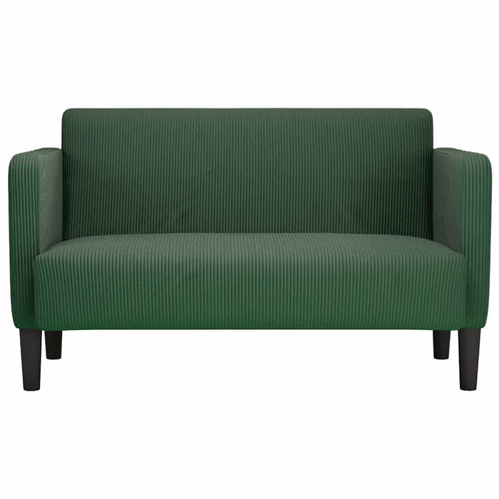 Canapea lovesea verde închis 109 cm țesătură velur - WALTI WALTI