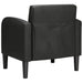 Canapea scaun cu cotiere negru 54 cm piele artificială - WALTI WALTI