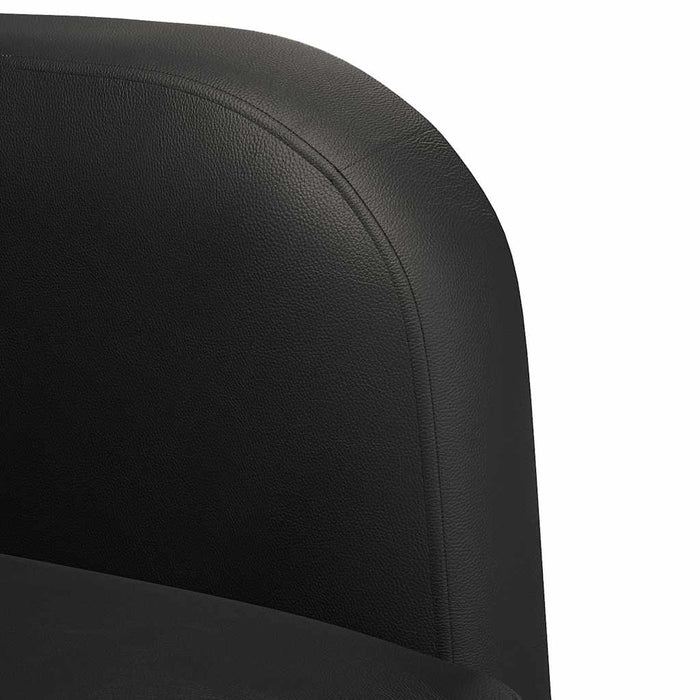 Canapea scaun cu cotiere negru 54 cm piele artificială - WALTI WALTI