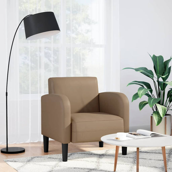 Canapea scaun cu cotiere Cappuccino 54 cm piele artificială - WALTI WALTI