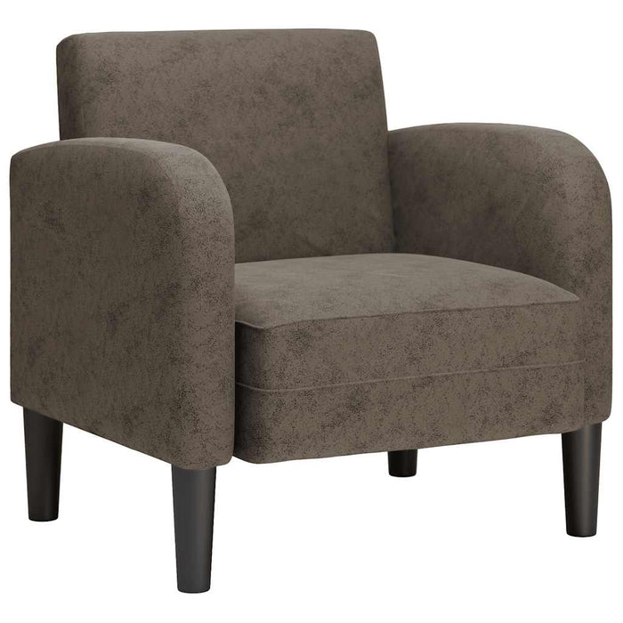 Canapea scaun cu cotiere Gri închis 54 cm piele artificială - WALTI WALTI