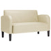 Canapea Loveseat crem 110 cm piele artificială - WALTI WALTI