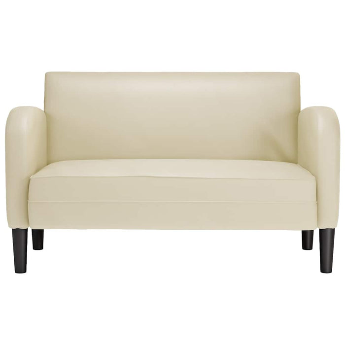 Canapea Loveseat crem 110 cm piele artificială - WALTI WALTI