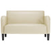 Canapea Loveseat crem 110 cm piele artificială - WALTI WALTI