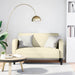 Canapea Loveseat crem 110 cm piele artificială - WALTI WALTI