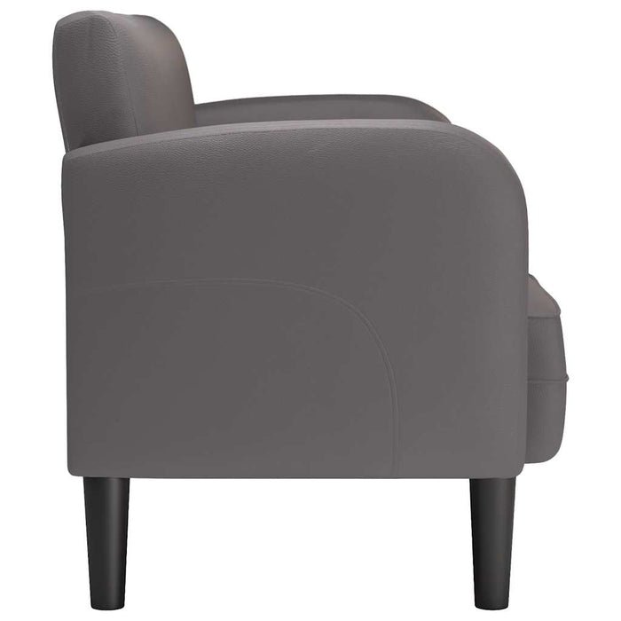 Canapea lovesea gri 110 cm piele artificială WALTI