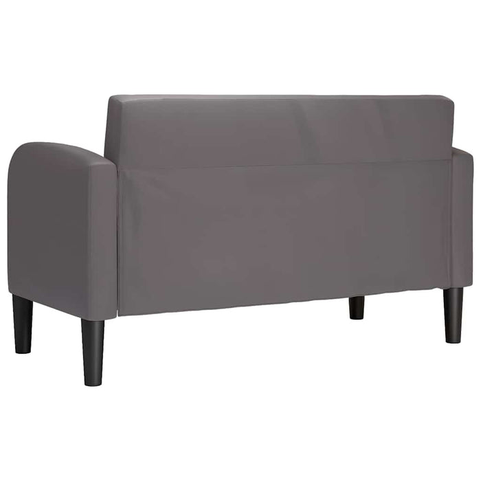 Canapea lovesea gri 110 cm piele artificială WALTI