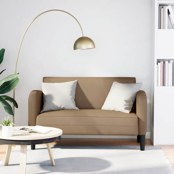 Canapea cu două paturi Cappuccino 110 cm piele artificială - WALTI WALTI